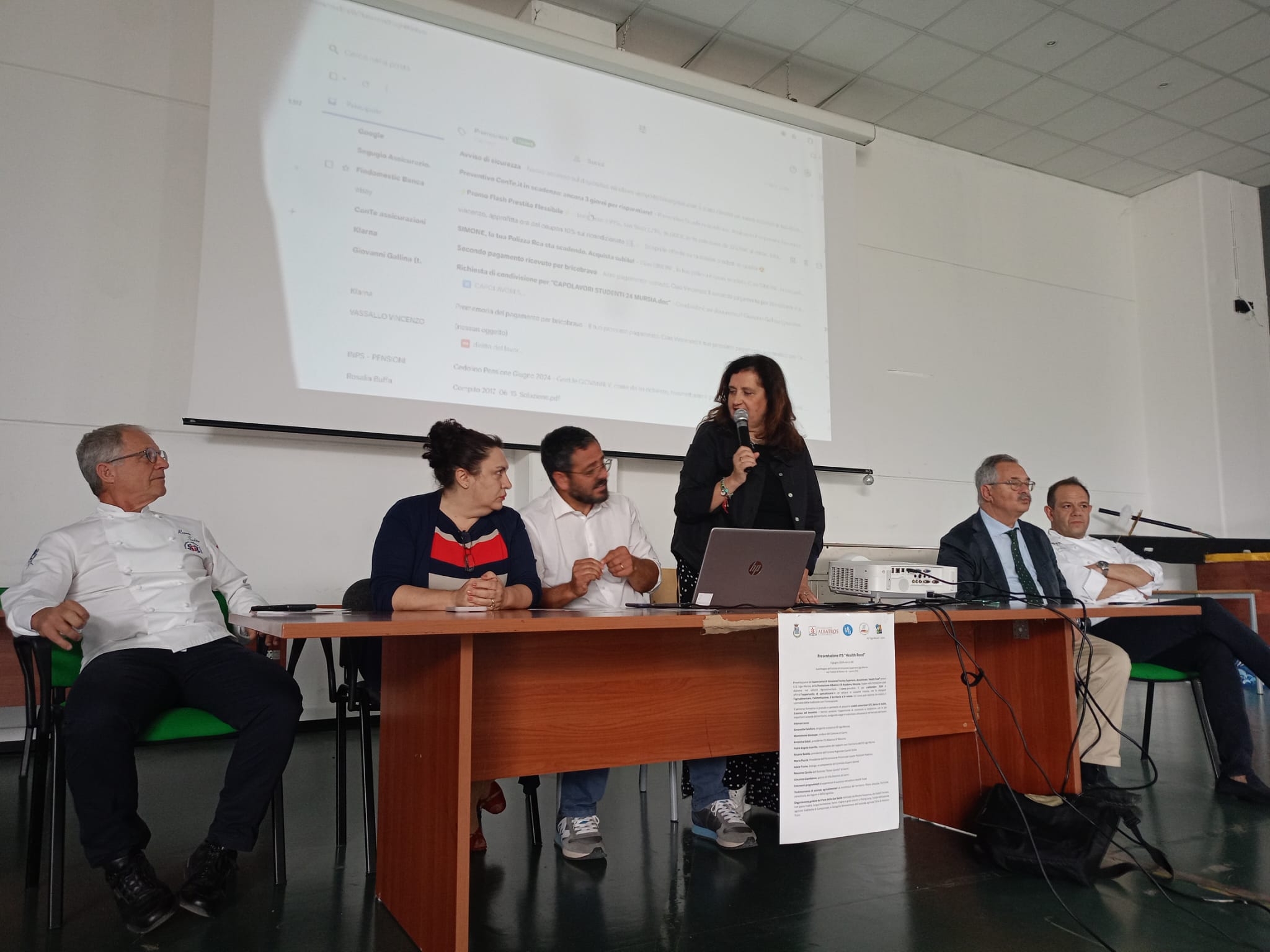 Albatros_i relatori e la dirigente scolastica Calafiore