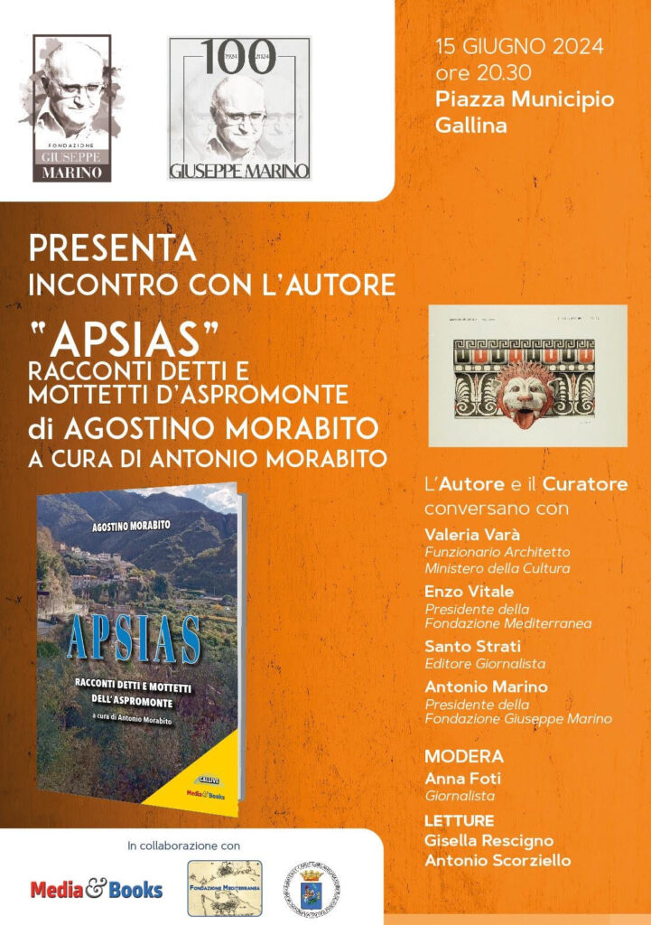 “Apsias. Racconti, detti e mottetti dell’Aspromonte”, il viaggio di Agostino e Antonio Morabito nella Calabria antica