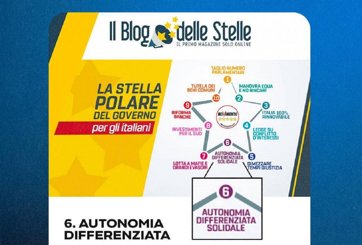 Autonomia differenziata M5S