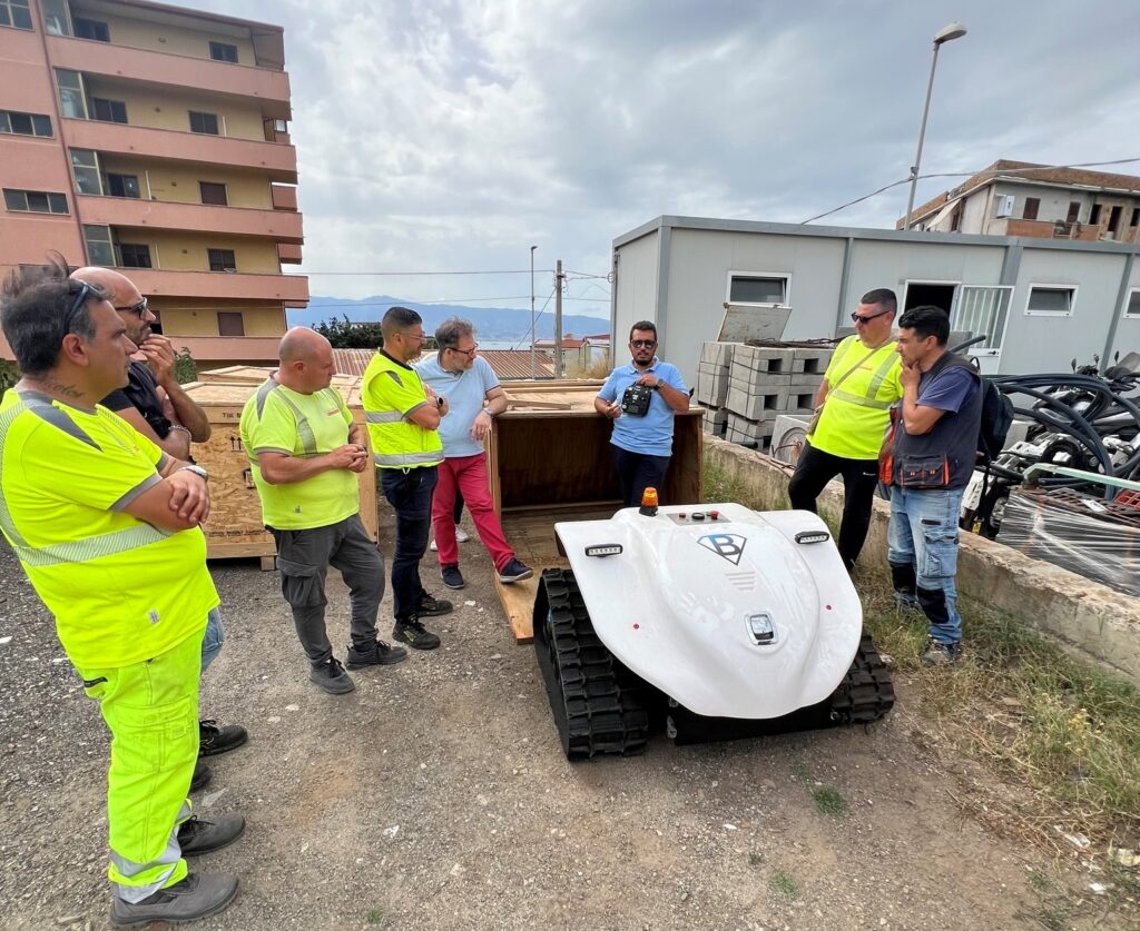 BeBot Castore per pulizia spiagge Reggio Calabria