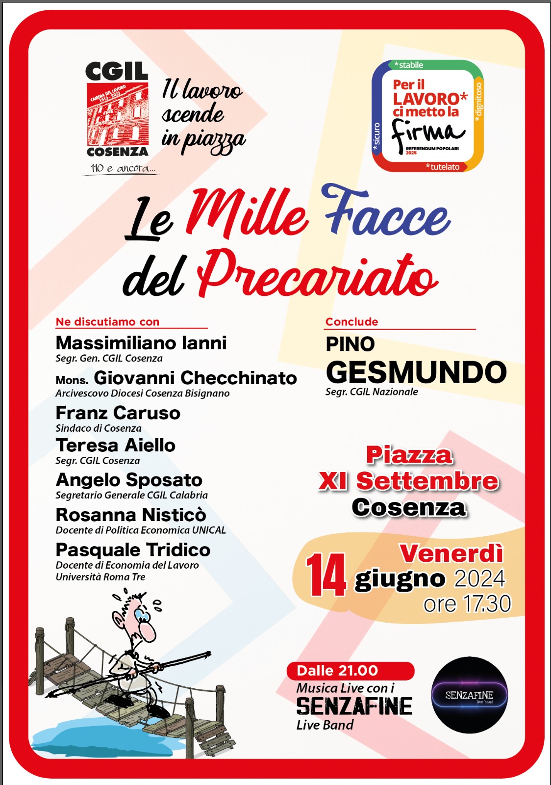 Cgil Cosenza precariato