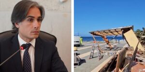 Falcomatà e abbattimento baracca parco lineare