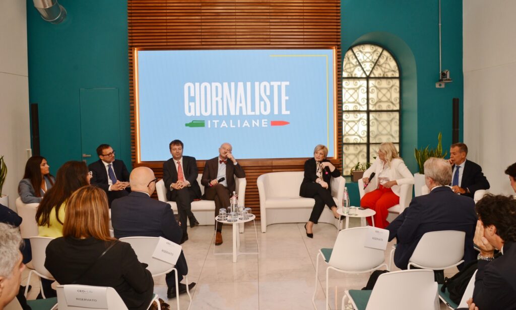Giornaliste italiane a Montecitorio