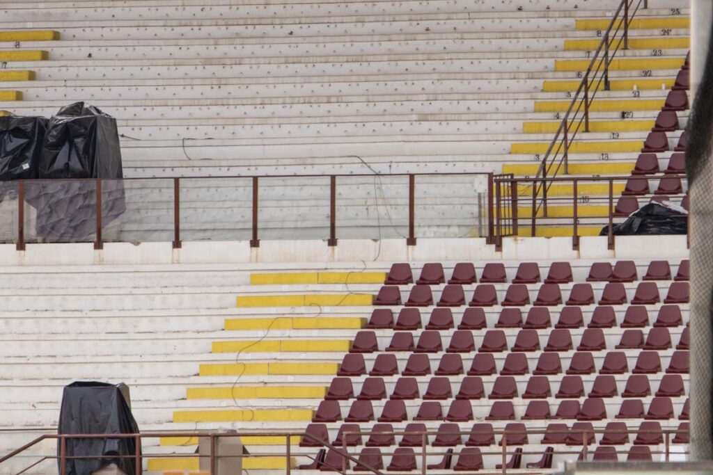 Lavori stadio Granillo