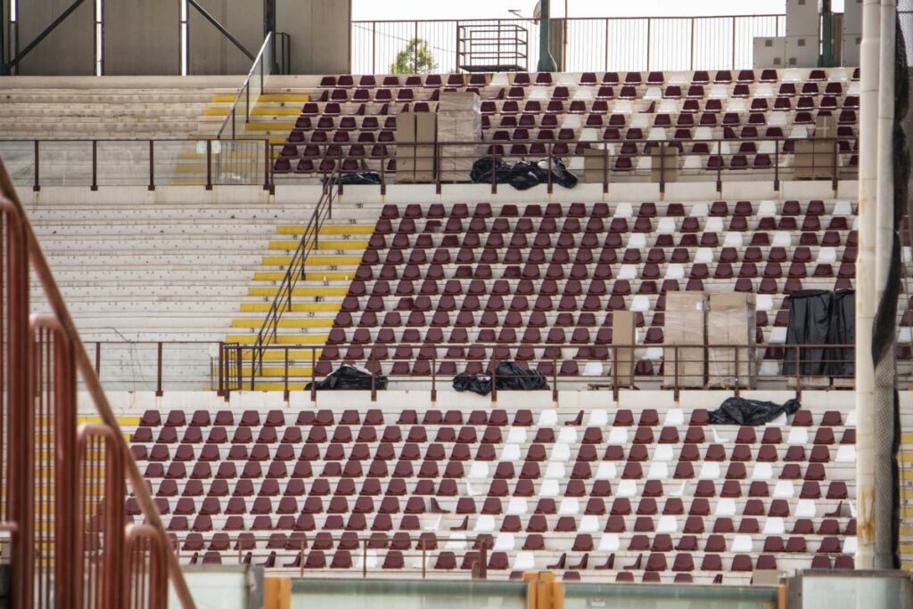 Lavori stadio Granillo