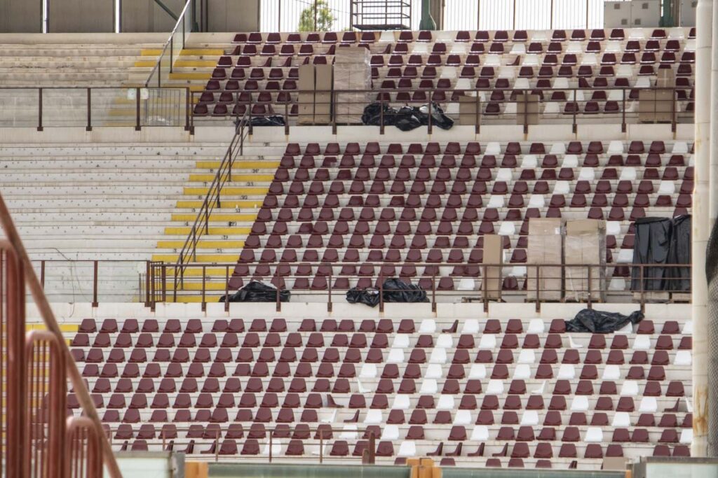 Lavori stadio Granillo