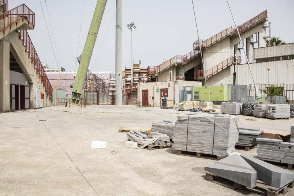 Lavori stadio Granillo