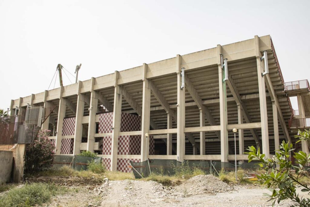 Lavori stadio Granillo