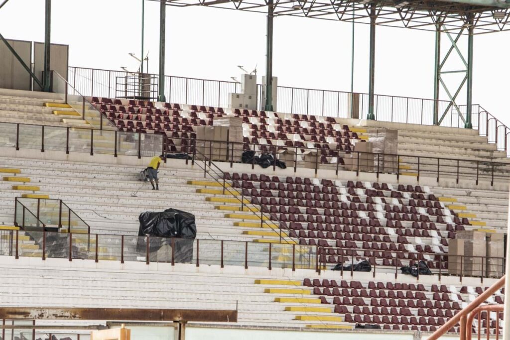Lavori stadio Granillo