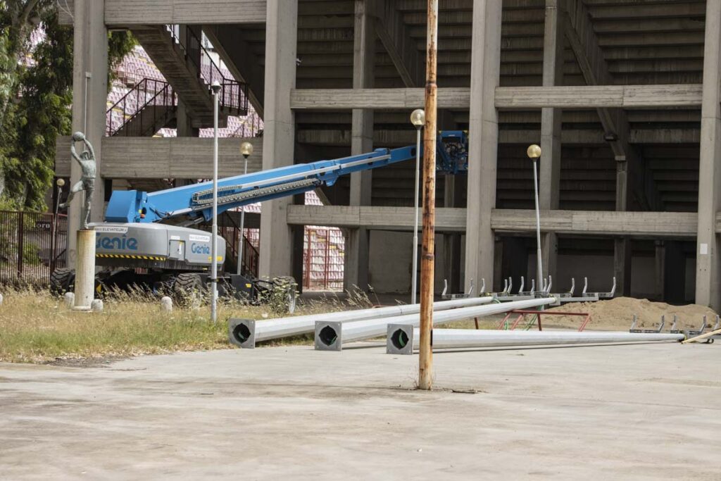Lavori stadio Granillo