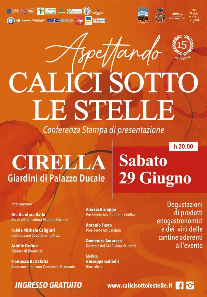 Locandina Calici sotto le stelle