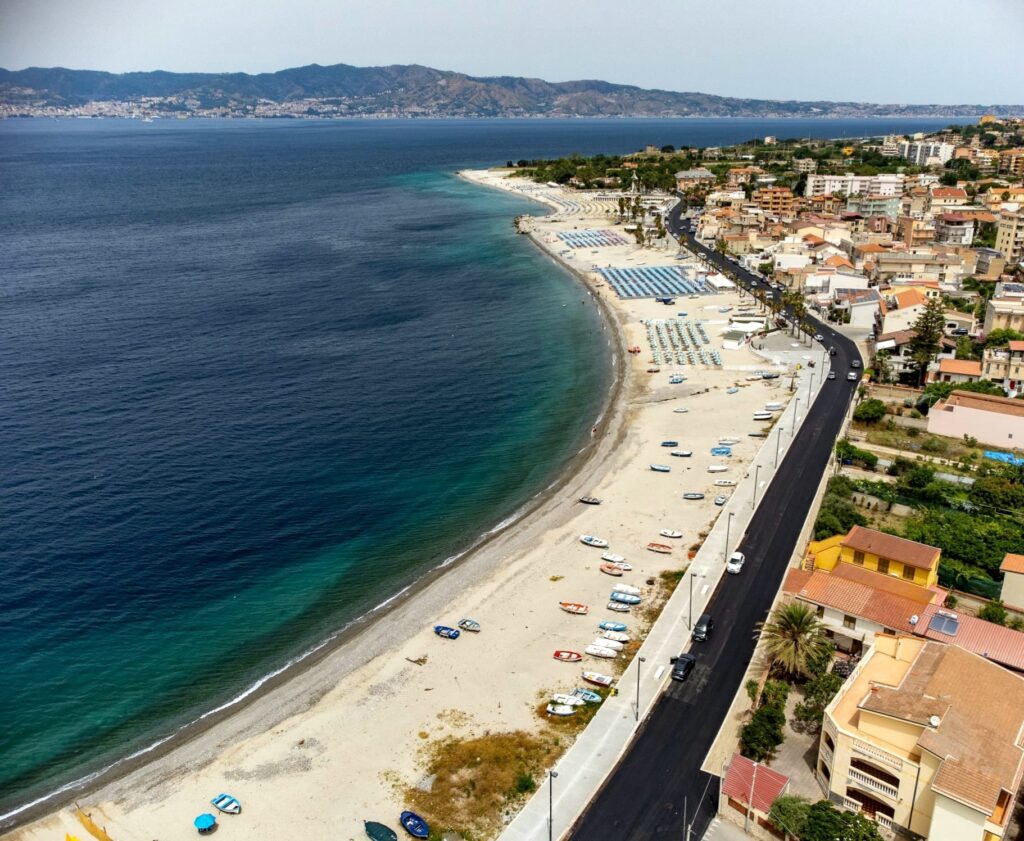 Lungomare Catona dall'alto