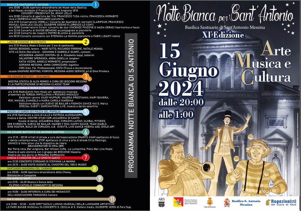 Programma Notte Bianca Sant'Antonio