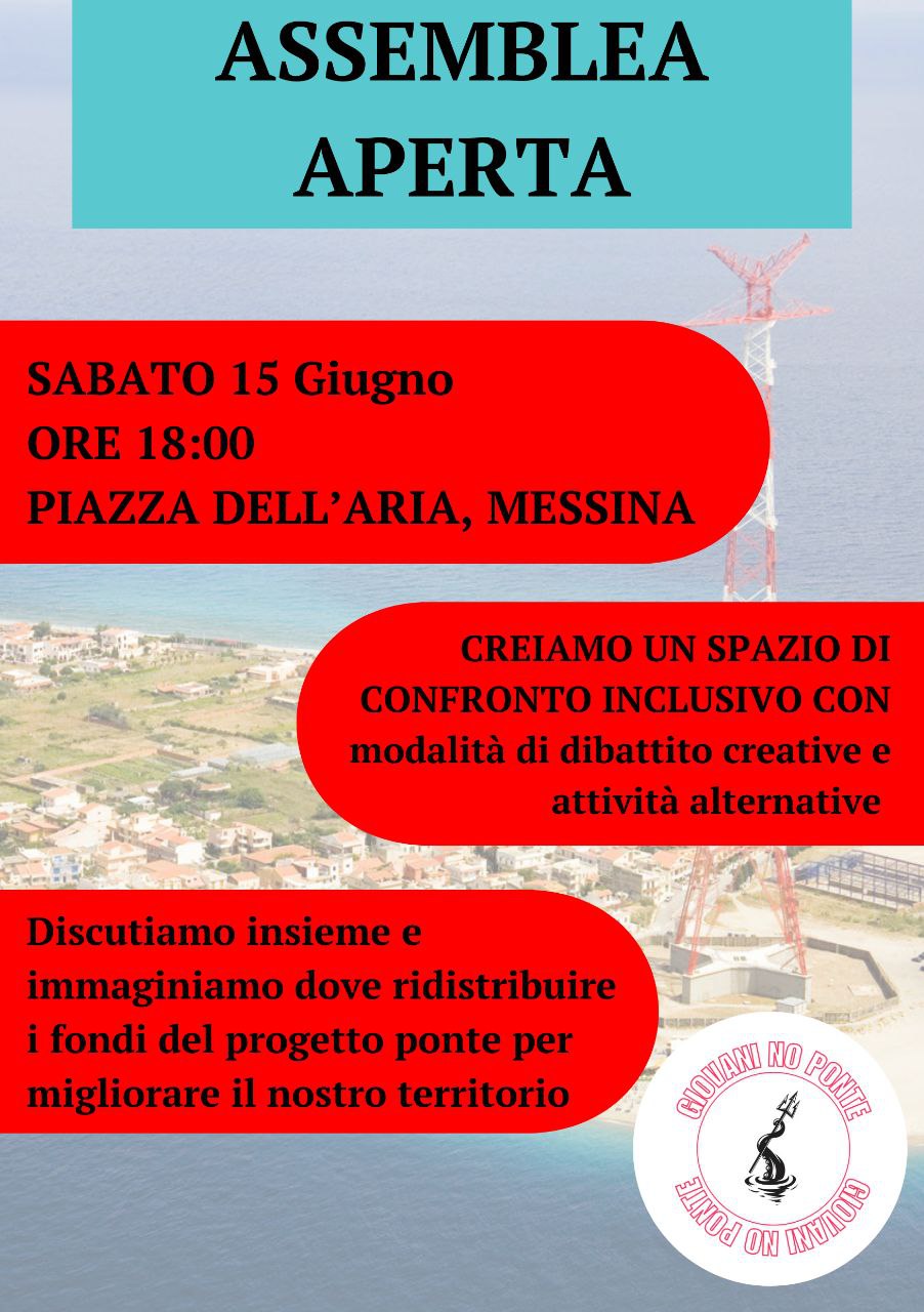 assemblea aperta ponte sullo stretto