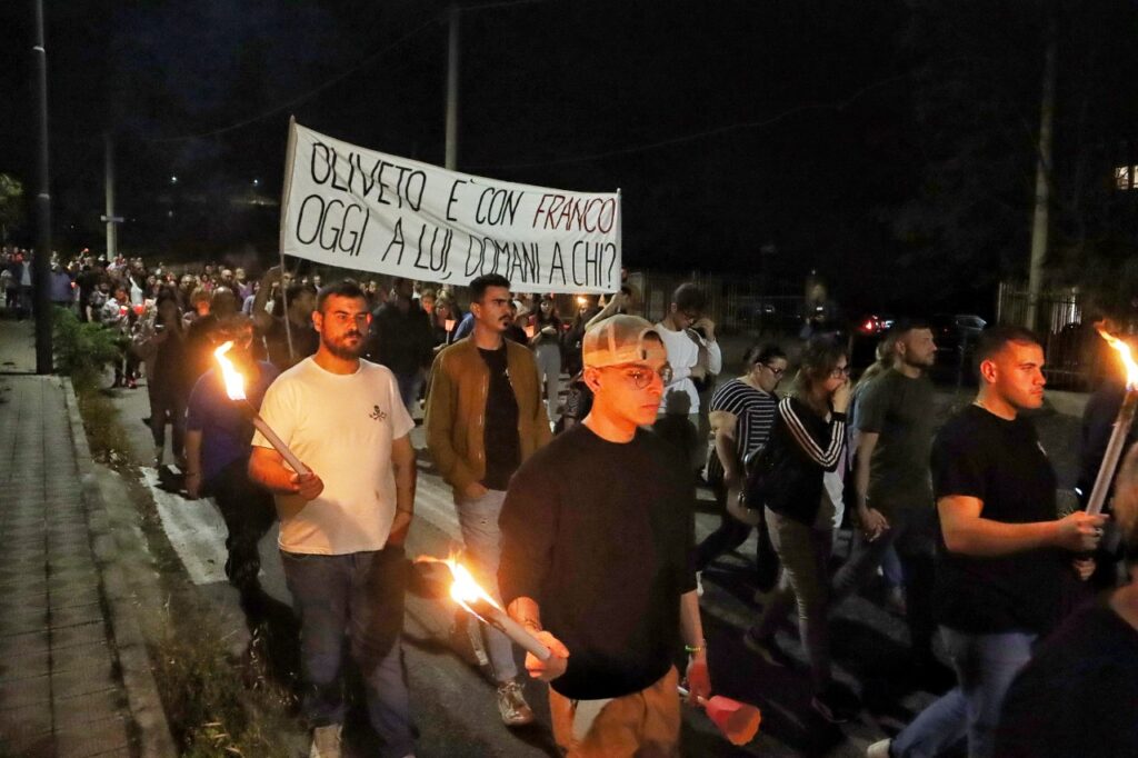 fiaccolata oliveto putortì