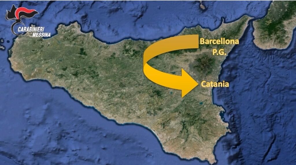 foto smistamento droga barcellona p.g. - catania