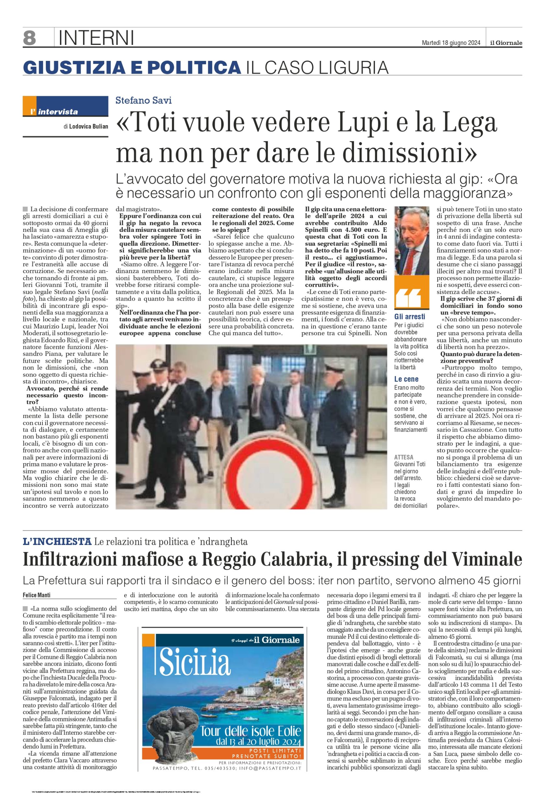 il giornale 18 giugno