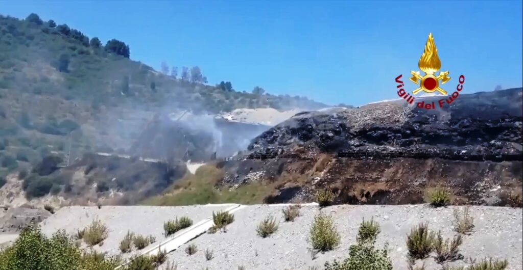 incendio discarica