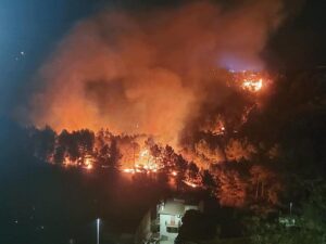 incendio rocca imperiale
