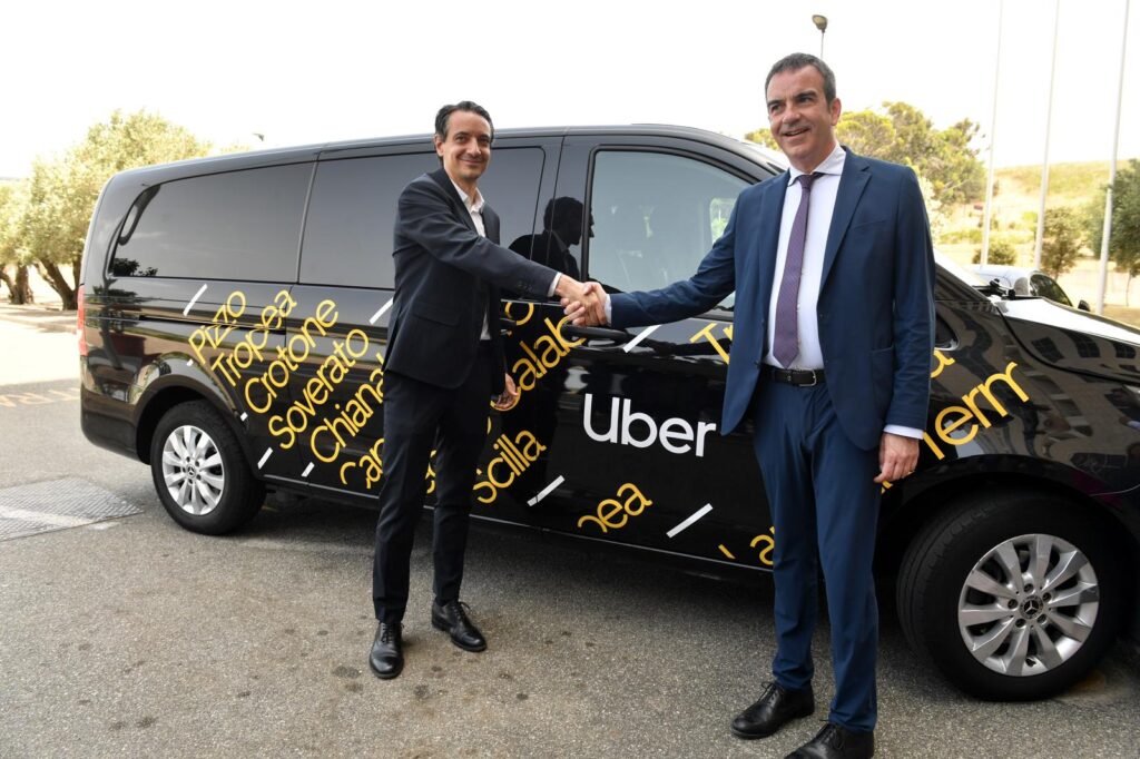 occhiuto e Lorenzo Pireddu uber