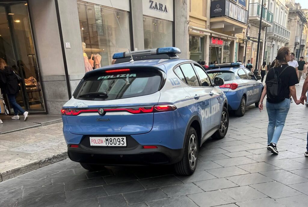 polizia sul corso reggio calabria