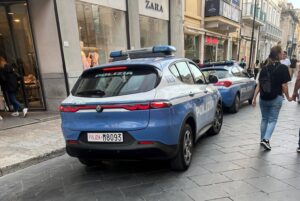 polizia sul corso reggio calabria
