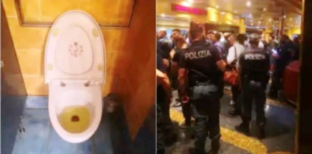 wc nave forze dell'ordine