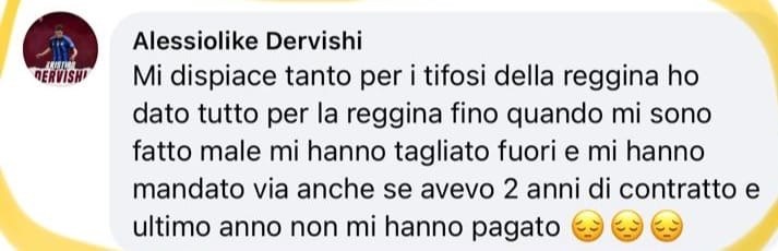 Commento Dervishi Reggina