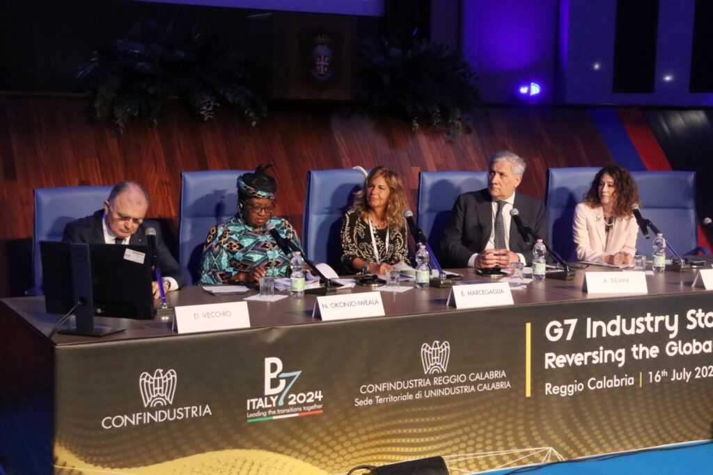 Conferenza Vertice b7 Scuola Allievi Carabinieri per g7 commercio reggio calabria