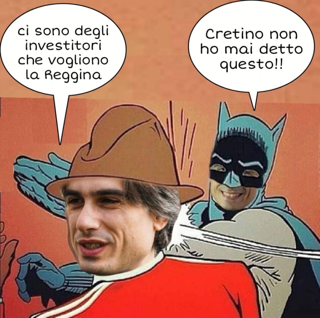 Falcomatà meme nuovi investitori reggina