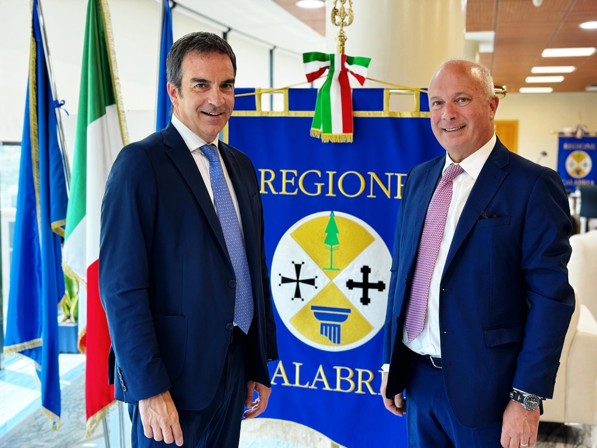 Occhiuto incontra l’ad BdM Banca Carrus