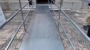 Pedana disabili tribunale palmi