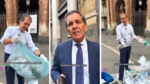 Sindaco Enrico Trantino video raccolta differenziata