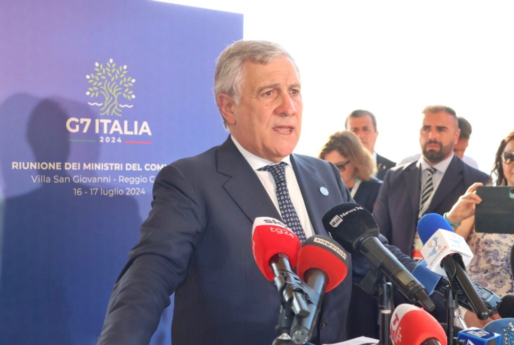 Tajani al g7 di reggio calabria