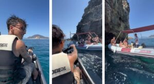 Ultimo incontri speciali in mare in moto d'acqua alle isole eolie