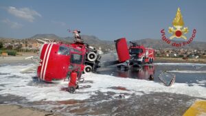 elicottero incidente aeroporto dello stretto