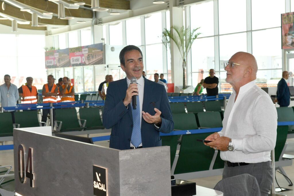 nuova area imbarchi dell’aeroporto internazionale di Lamezia Terme