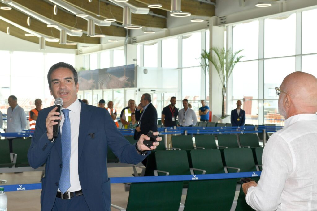 nuova area imbarchi dell’aeroporto internazionale di Lamezia Terme