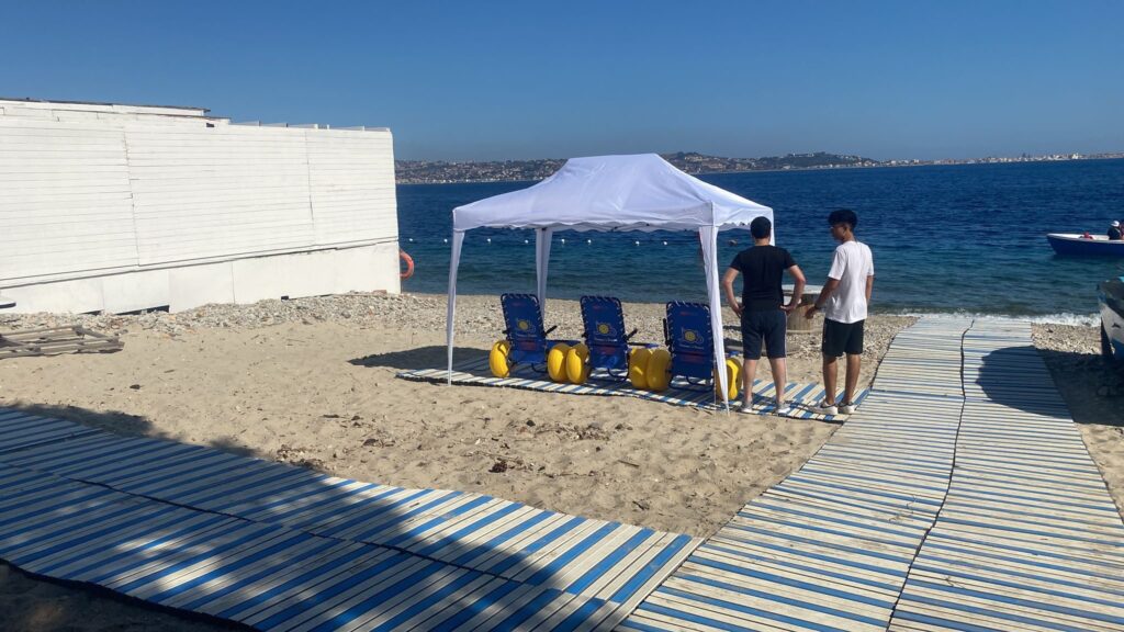 progetto spiagge accessibili a Cannitello