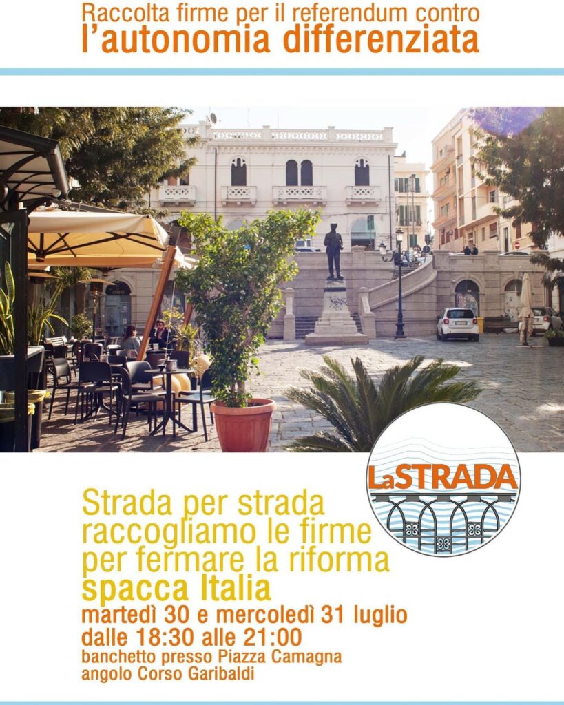 raccolta firme autonomia la strada (2)