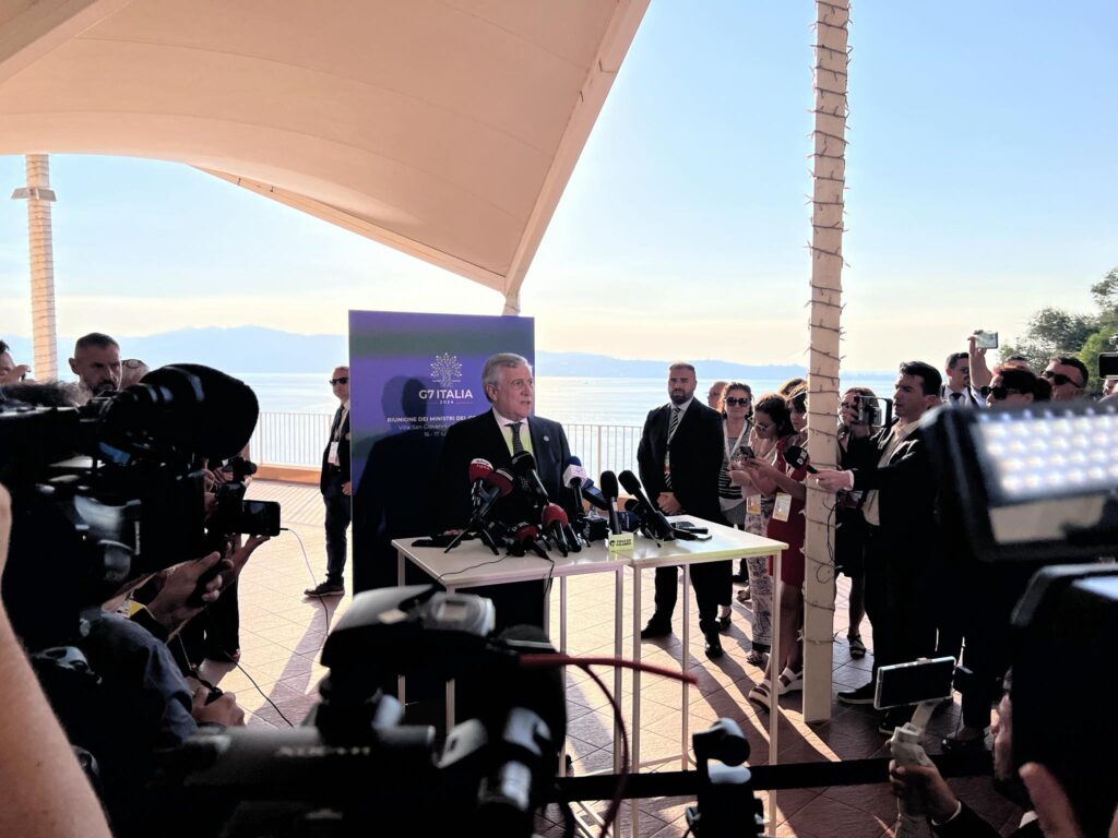 tajani g7 reggio calabria