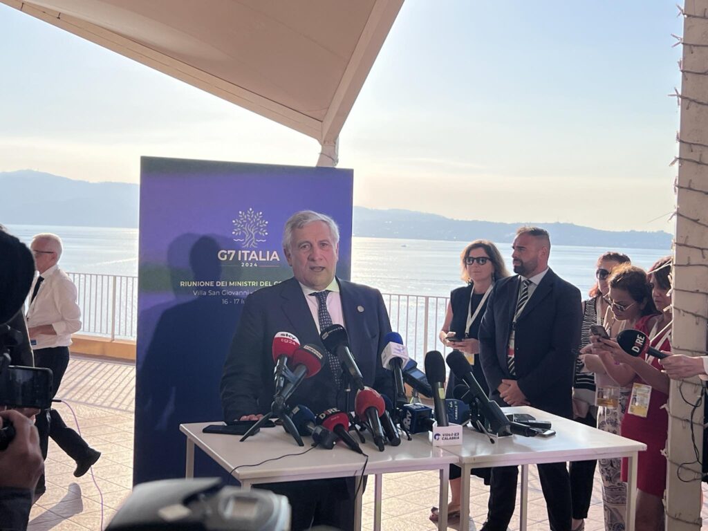 tajani g7 reggio calabria