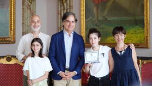 campionessa di dama italiana vittoria giorgia accolta a Palazzo Alvaro da Falcomatà