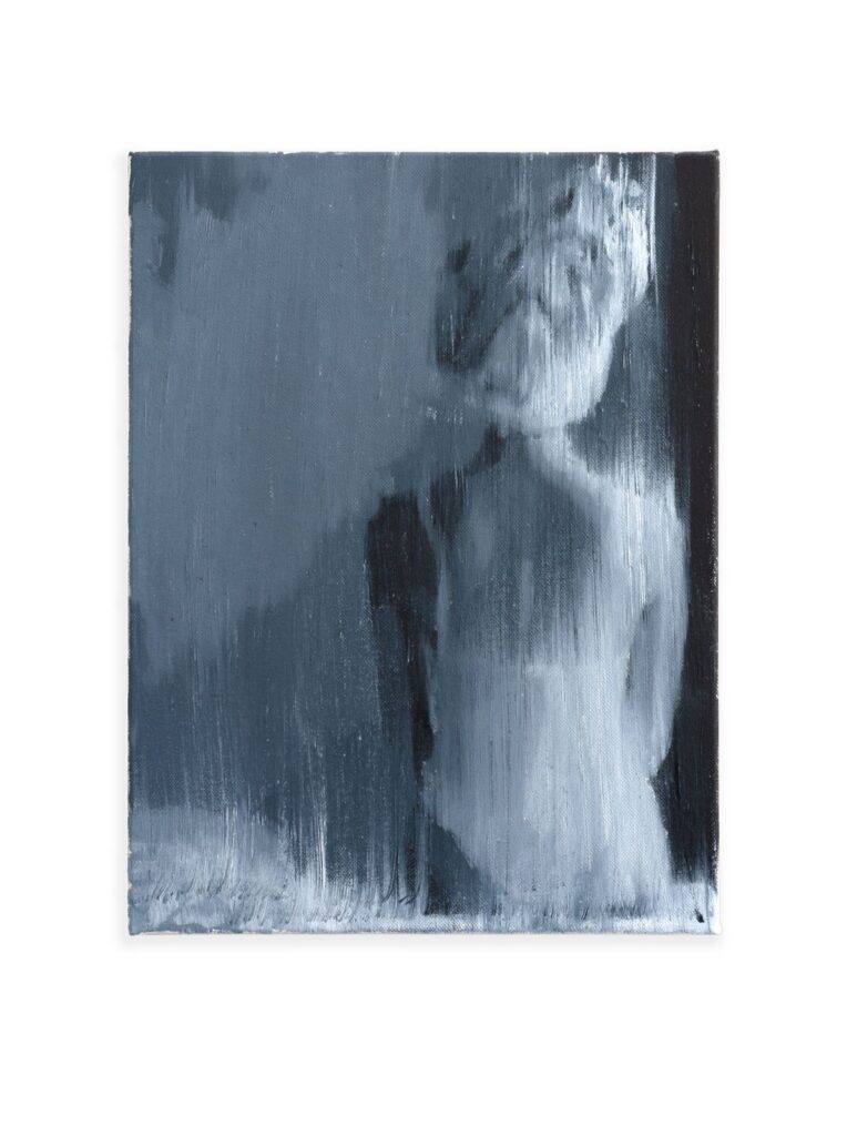 Bagnante 2.0, 2023. Olio su tela, 40 x 30 cm