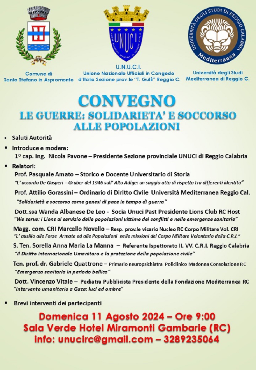 Convegno - Gambarie 11 agosto 2024