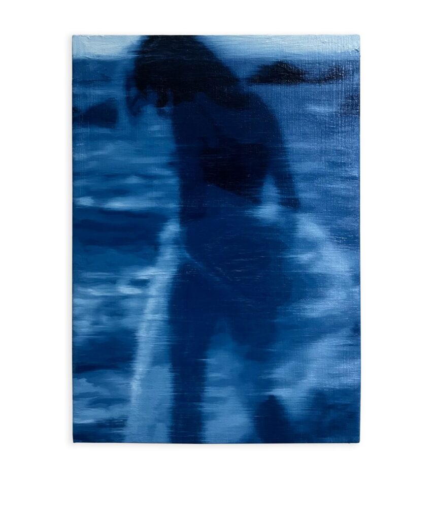 Luce fredda, 2024. Olio su tela 50 x 35 cm