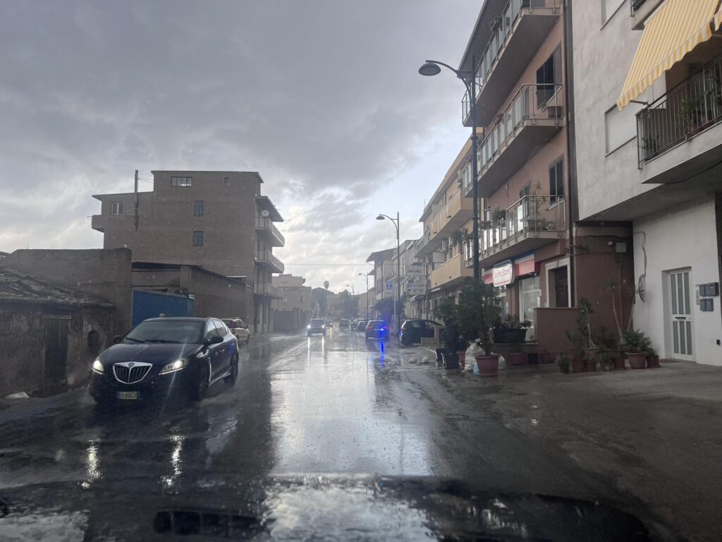 Pioggia zona nord Reggio Calabria