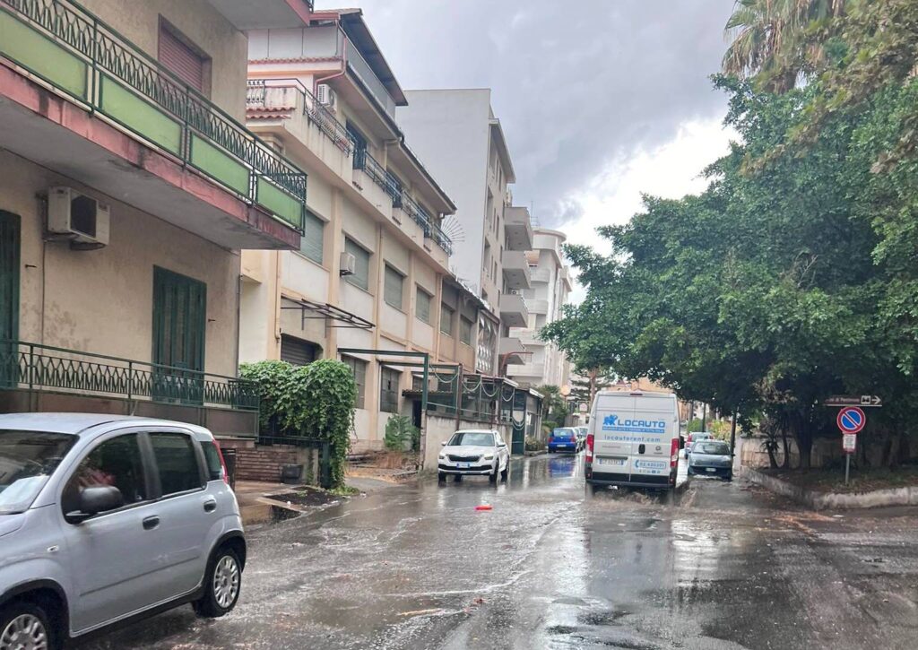 Pioggia zona nord Reggio Calabria