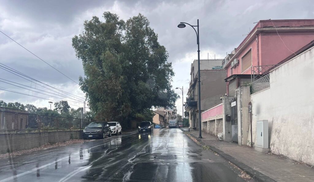 Pioggia zona nord Reggio Calabria
