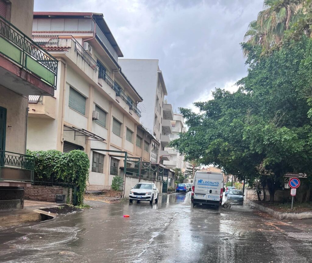 Pioggia zona nord Reggio Calabria